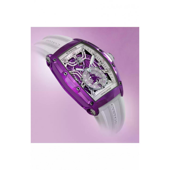 CHALLENGE THIRTY6 JETLINER PS PURPLE ALU/WHITE DIAL/PURPLE MVT
