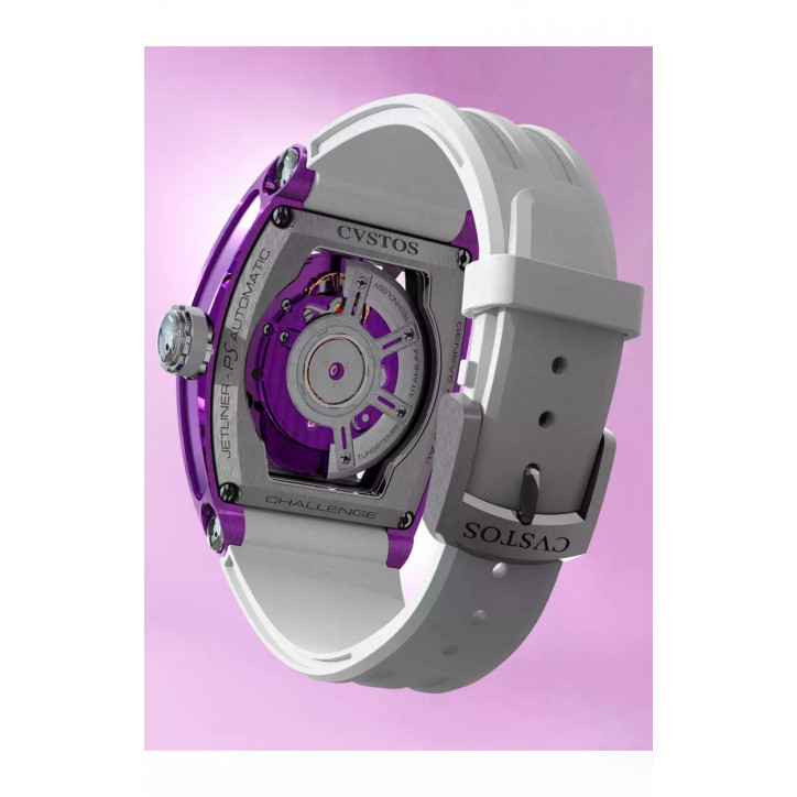 CHALLENGE THIRTY6 JETLINER PS PURPLE ALU/WHITE DIAL/PURPLE MVT
