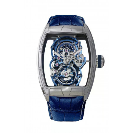 CHALLENGE TOURBILLON 8 TITANIUM/BLUE MVT