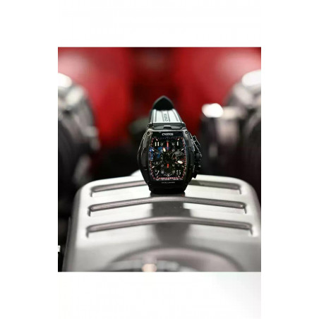 Chrono Black Steel/Black-Red