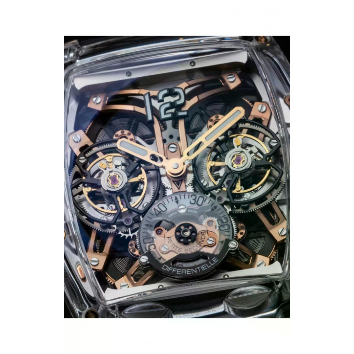 Double Tourbillon Sapphire Black & 5N COMP