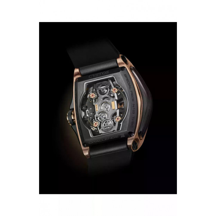Double Tourbillon 5N Red Gold Brancard/Black Titanium