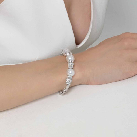 Starlight 18K Gold Pearl and Diamond Bracelet
