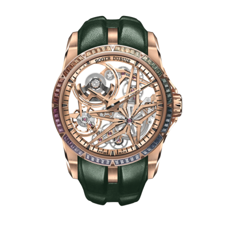 Excalibur Monobalancier Pink Gold DBEX1177 42mm, Automatic, self-winding