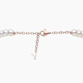 Y by Yoko 18K Rose Gold Freshwater Pearl and Diamond Strand Necklace
