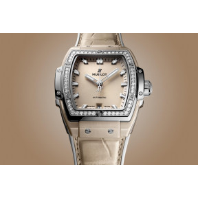 Spirit Of Big Bang Beige Ceramic Titanium Diamonds 39 mm