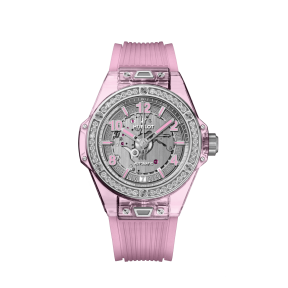 Big Bang One Click Pink Sapphire Diamonds 39 mm